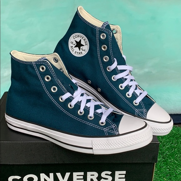 CONVERSE CTAS HI MIDNIGHT TURQUOISE MEN’S - Picture 2 of 16